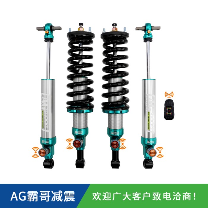 坦克300/400/500/700霸哥AGSHOCKS无线电控单筒氮气减震器原车/1.5/2寸升高