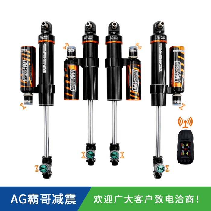 吉普牧马人JLAGSHOCKS无线电控氮气减震器原车/1.5/2/4寸升高
